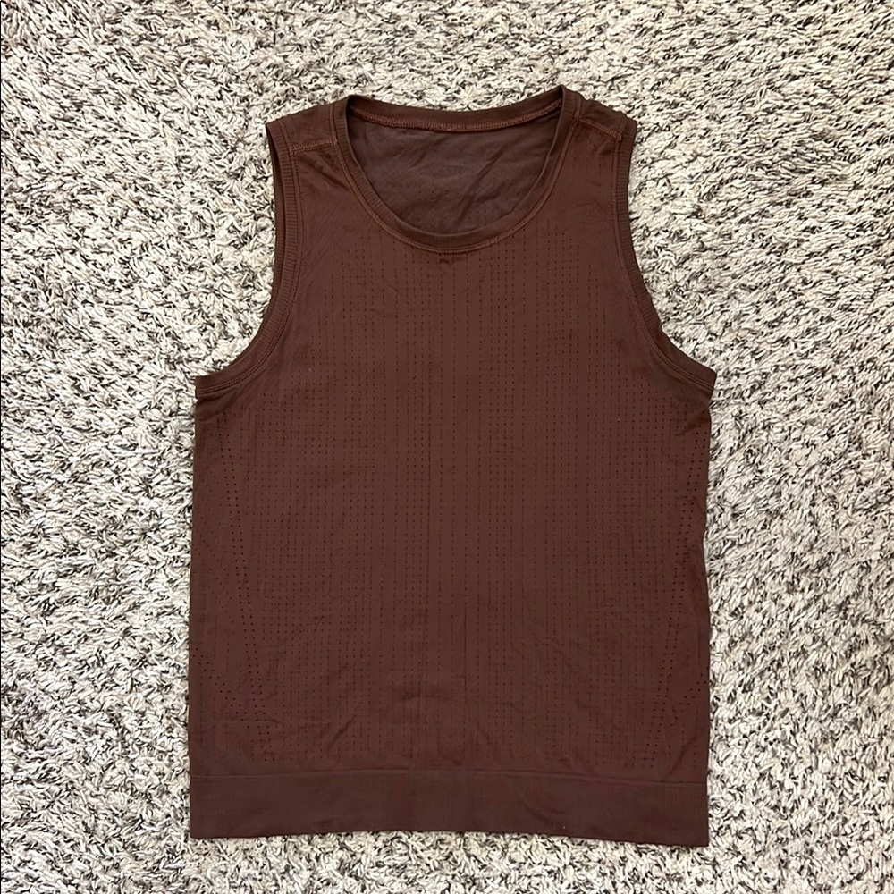 Athleta In Motion Seamless Tank - Brown